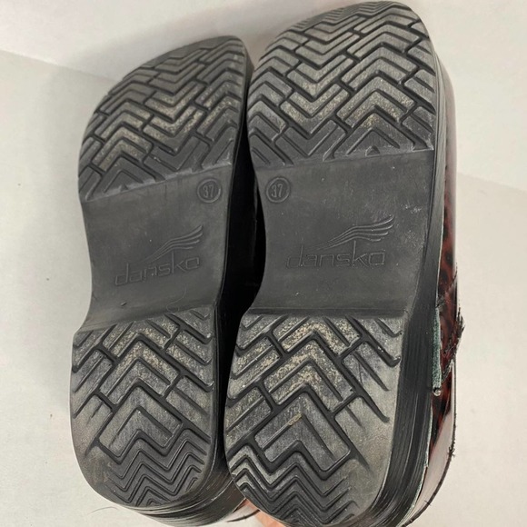 Dansko Tortoise Patent Clogs - Picture 9 of 9